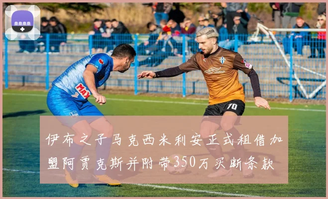 伊布之子马克西米利安正式租借加盟阿贾克斯并附带350万买断条款